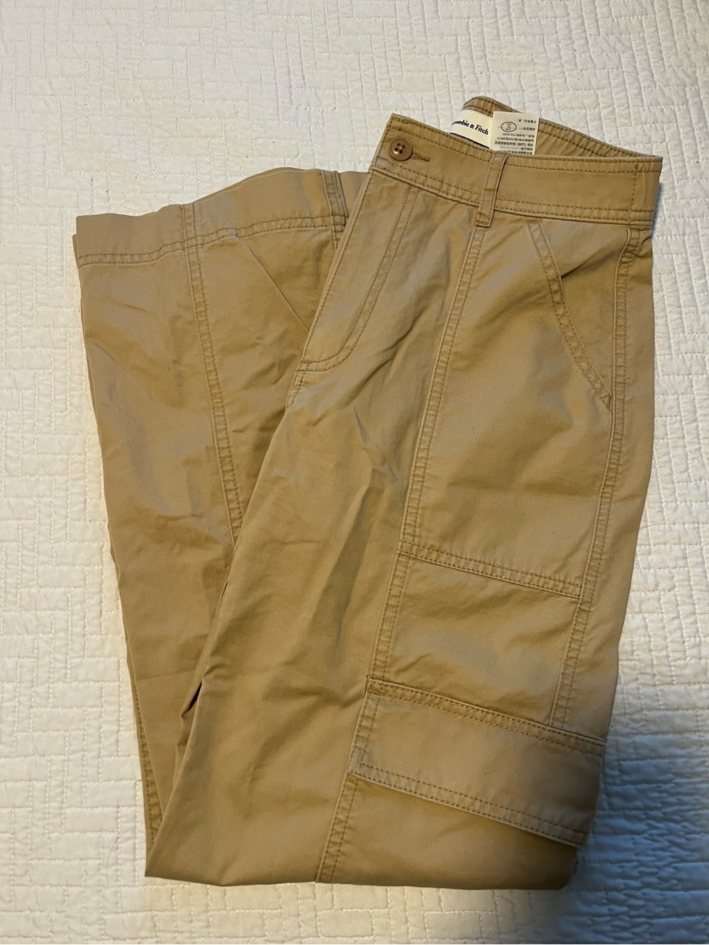 Abercrombie Khaki Cargo Pants Size 2 Short Length